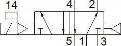 Zawór magnetyczny FESTO MFH-5-PK-3