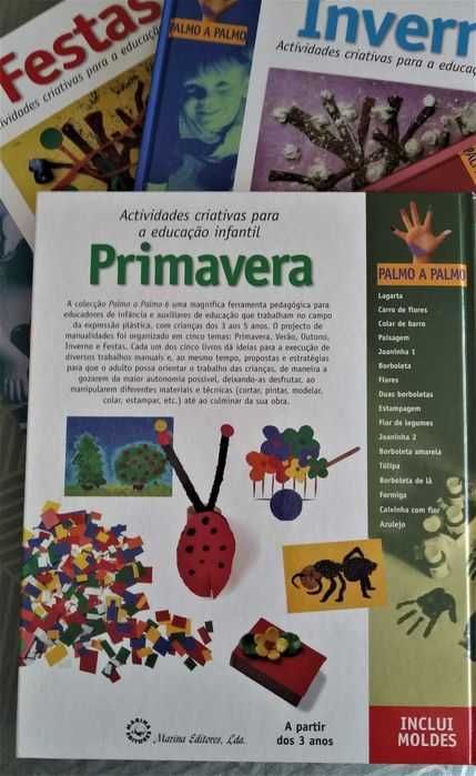 4 livros Atividades criativas para a educação infantil