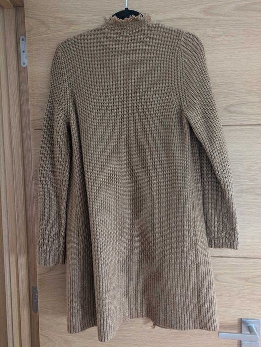 Casaco malha bege