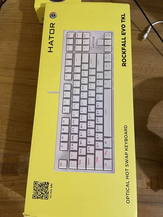 Ігрова клавіатура hator rockfall evo tkl