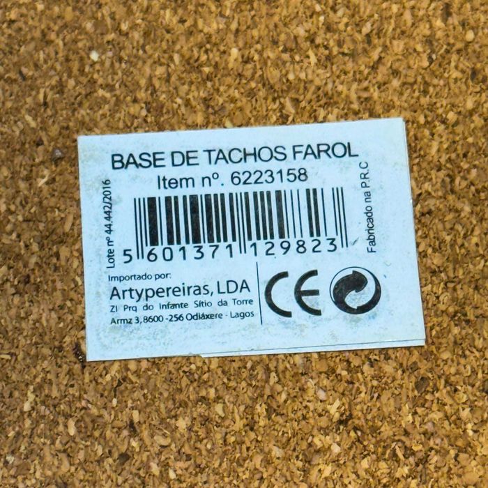 Base Tacho Decorativa Algarve c/ Farol Náutico em Cortiça