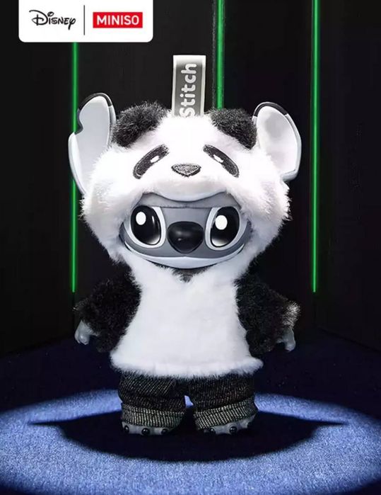 брелок Stitch лимитированный  MINISO × Disney GenZ Street Панда