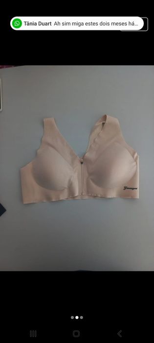 Sutiãs desportivos beje e preto
