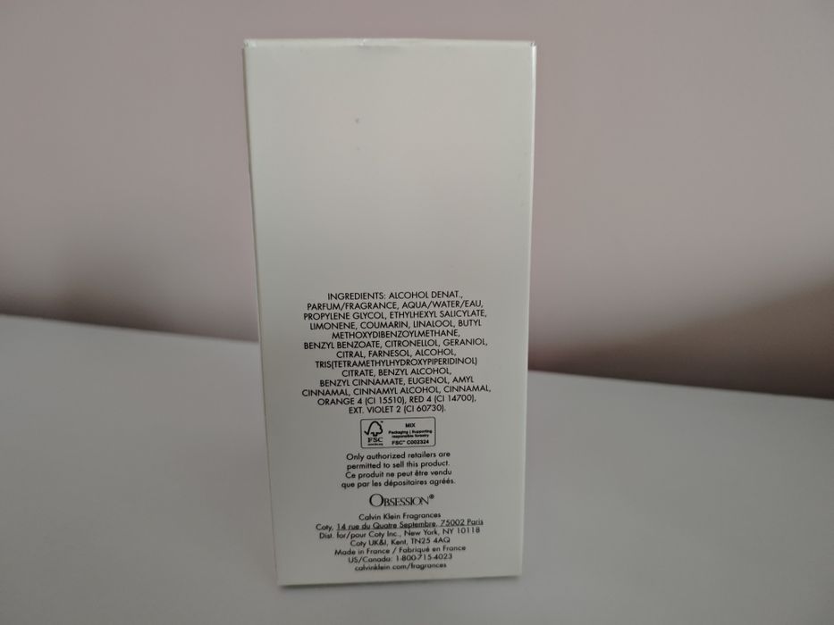 Perfumy Calvin Klein Obsession 100ml
