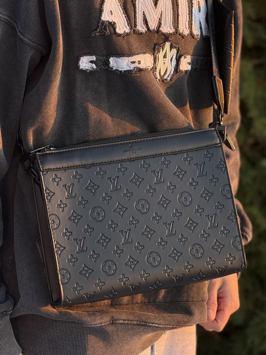 Сумка Louis Vuitton 2в1 чоловіча шкіряна месенджер Лв кожаный LV Луи