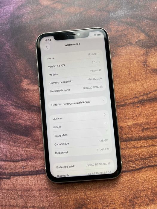 iPhone 11 128GB Branco Desbloqueado Com Novo