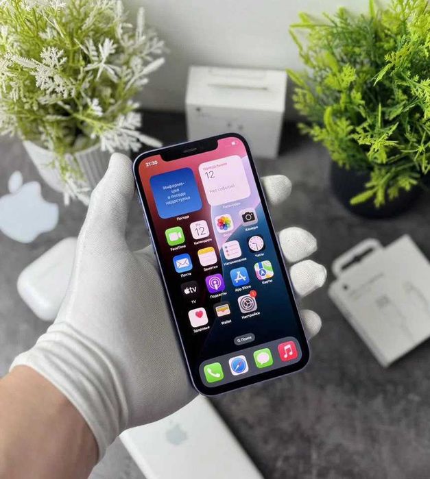 iPhone 12 Purple Ідеальний стан! Комплект! На подарунок!