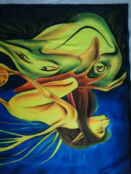 Тканина з малюнком для декорацій 76×98 см