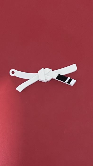 Chaveiro faixa de jiujitsu / bjj personalizavel