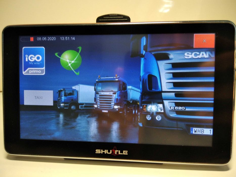 GPS навигатор Shuttle 6”. Грузовой! Свежие карты 2025. Полный комплект