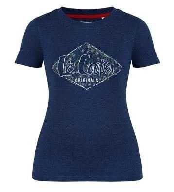 Lee cooper - koszulka damska - granatowa L