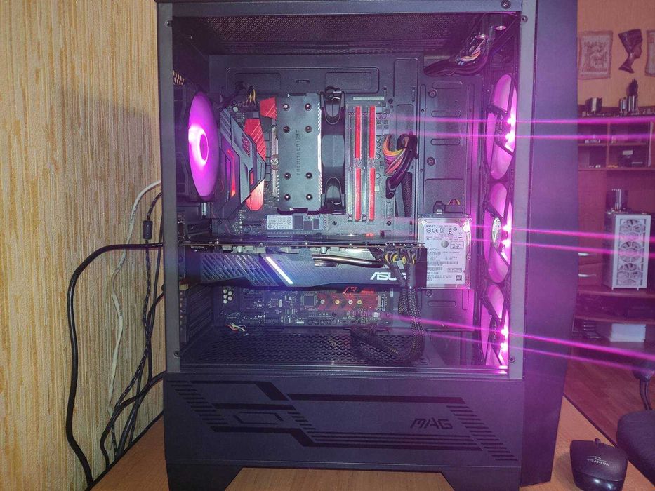 ИГРОВОЙ КОМПIntel i7-7700 (8x4.20), RX 5700 (8 Gb),DDR4 16Gb,SSD 256Gb