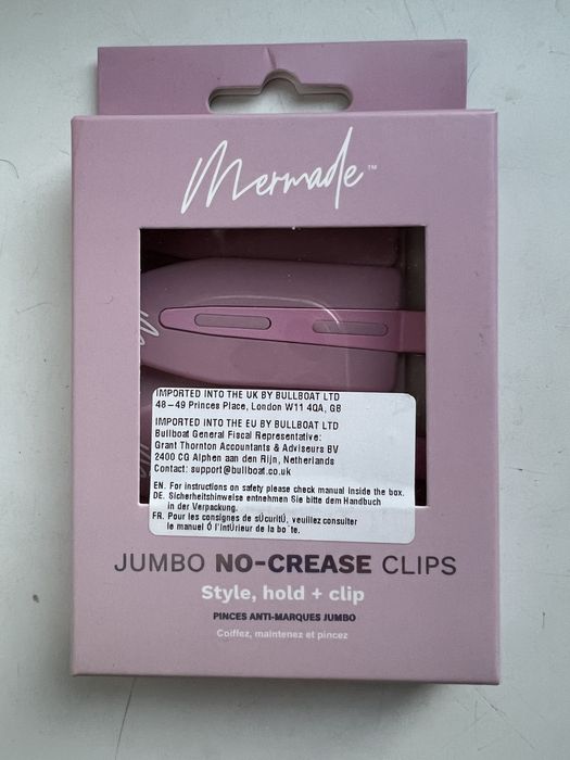 Затискачі для волосся Mermade Hair Jumbo No-Crease Clips