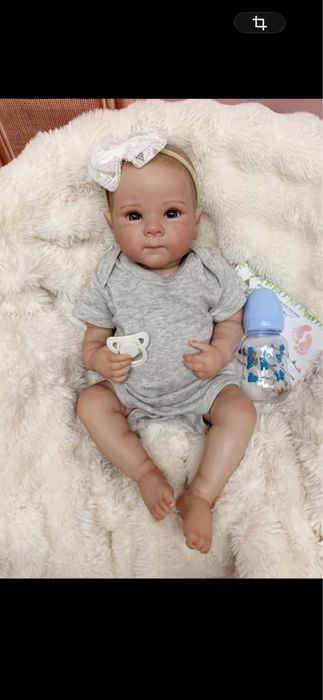Лялька Reborn кукла силікон вінілова анатомічна реалістична дівчинка
