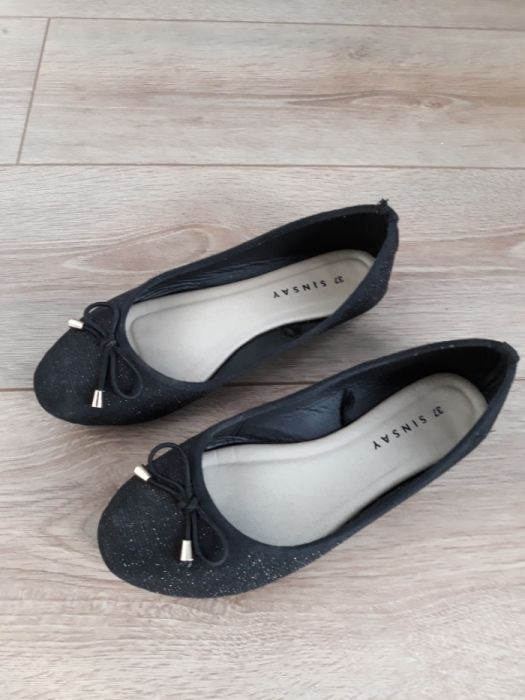 Baleriny czarne rozmiar 37