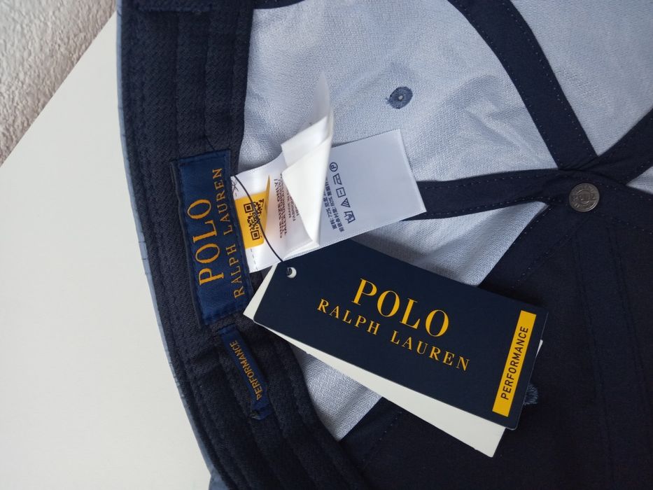 Nowa oryginalna przeciwdeszczowa czapka z daszkiem Ralph Lauren Polo
