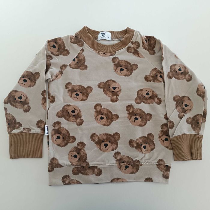 Bluza w urocze misie - MAMI HANDMADE rozmiar 110 stan idealny