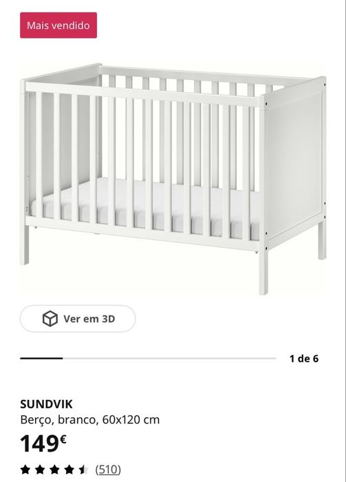 Berço bebe Ikea