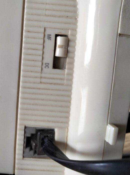 Telefone analógico antigo de 1996 Elotécnico ET2000