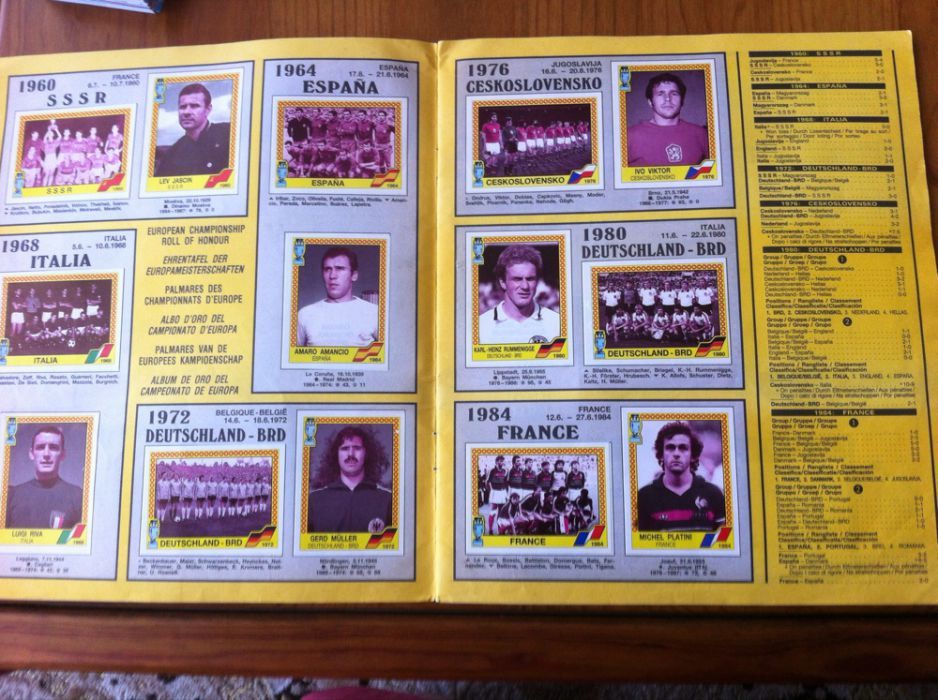 caderneta euro 88 completa