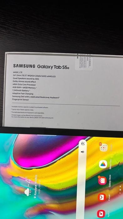 Tablet Samsung Galaxy Tab S5e 64GB/LTE Super Slim