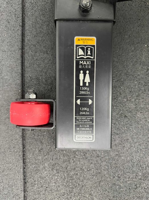 Banco de musculação c/ inclinação regulável