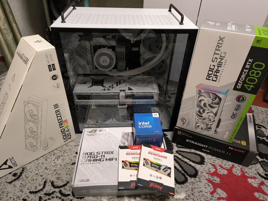 Игровой ПК i7 14700,RTX 4080,Kingston 64 gb reneged