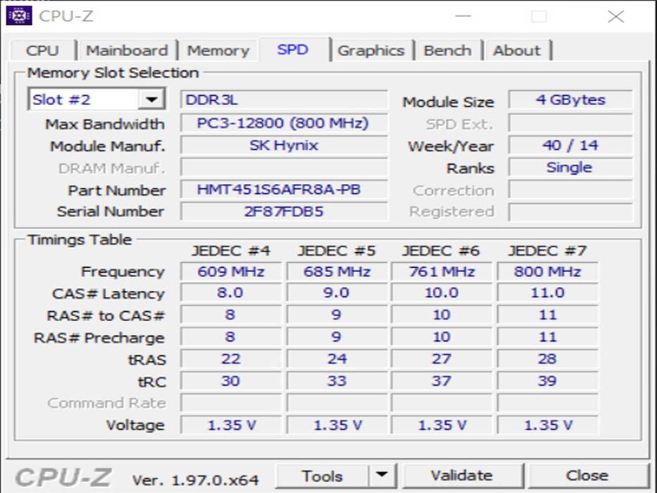 DDR3 8GB HyniX 12800 L