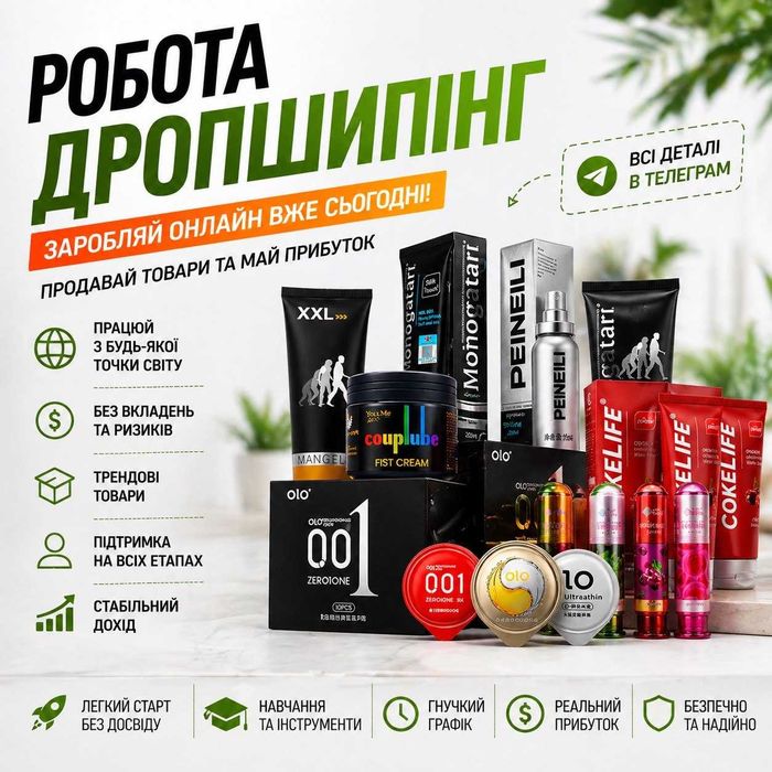 Дропшиппінг постачальник оптові ціни, вигідна співпраця