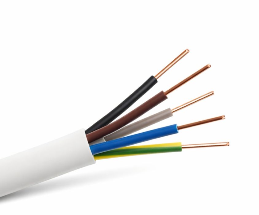 PRZEWÓD KABEL OKRĄGŁY  50 metrow 450/750V YDY 5x6mm2