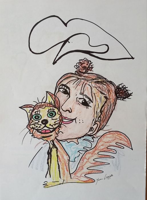 Ilustração por fotografia do seu animal de estimação