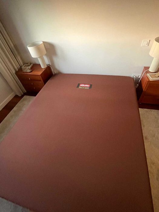 Sommier de madeira PIKOLIN KING BOX 3D cerejeira 160x200cm