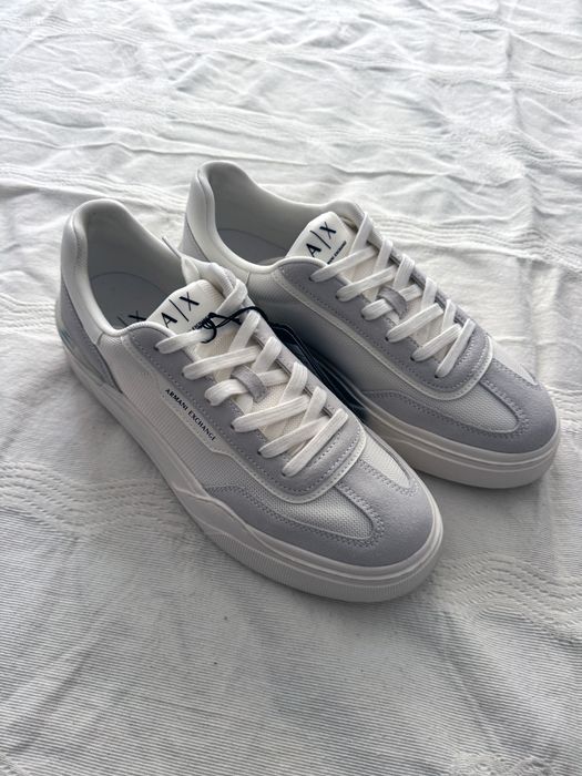 Sapatilhas - Armani Exchange - Sneakers with Suede Inserts
