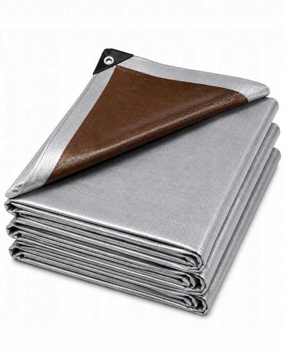 Plandeka wodoodporna 3x4m 210g/m² wzmocniona UV