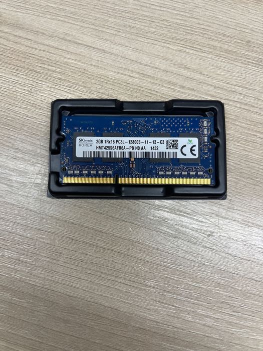 оперативна пам’ять ноутбучна ddr3 2gb