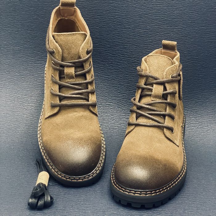 Botki glany traperki skórzane timberki sztyblety męskie buty