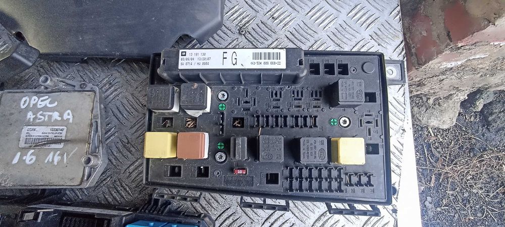 zestaw startowy komputer stacyjka wkładka immo opel astra 1.6 16v