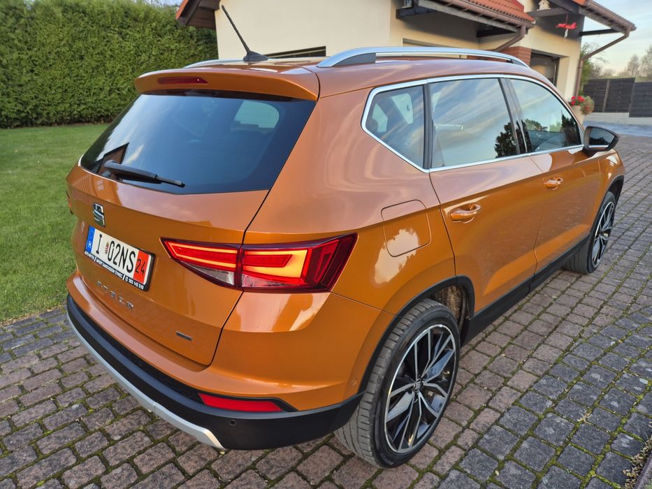Seat ateca XCELLENCE 2.0 tdi 4x4 dsg led kamera serwis  oplacone
