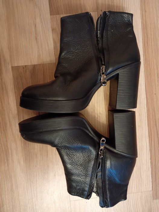 Skórzane buty damskie rozmiar 37