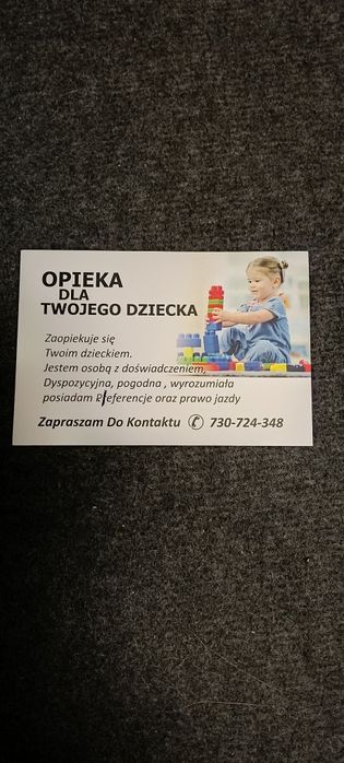 Opieka do dziecka