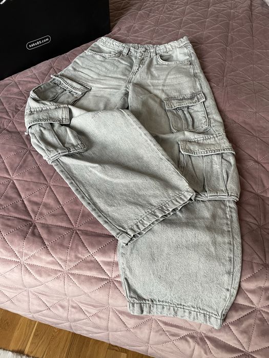 Сірі джинси карго High Street Zara 152 см