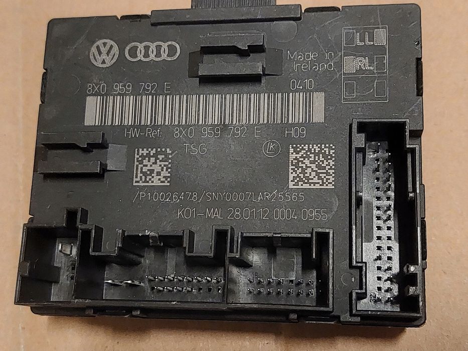 moduł sterownik drzwi vw audi skoda 8x0959792e