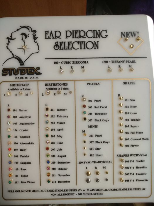 Продам Stadex гвоздики пусети для проколу пістолетом