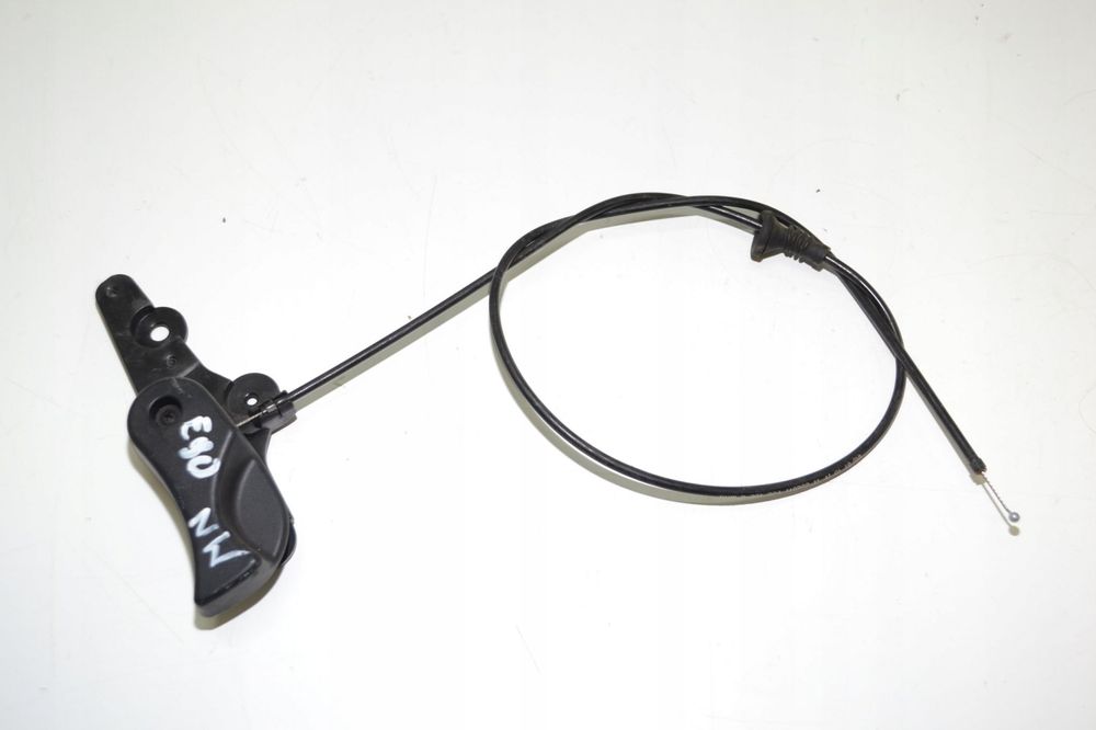 BMW E90 E91 RĄCZKA MECHANIZM OTWIERANIA MASKI LINKA 9150273 7058117