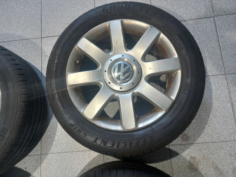 Koła alufelgi 16" VW Golf V oryginalne letnie 205/55/16