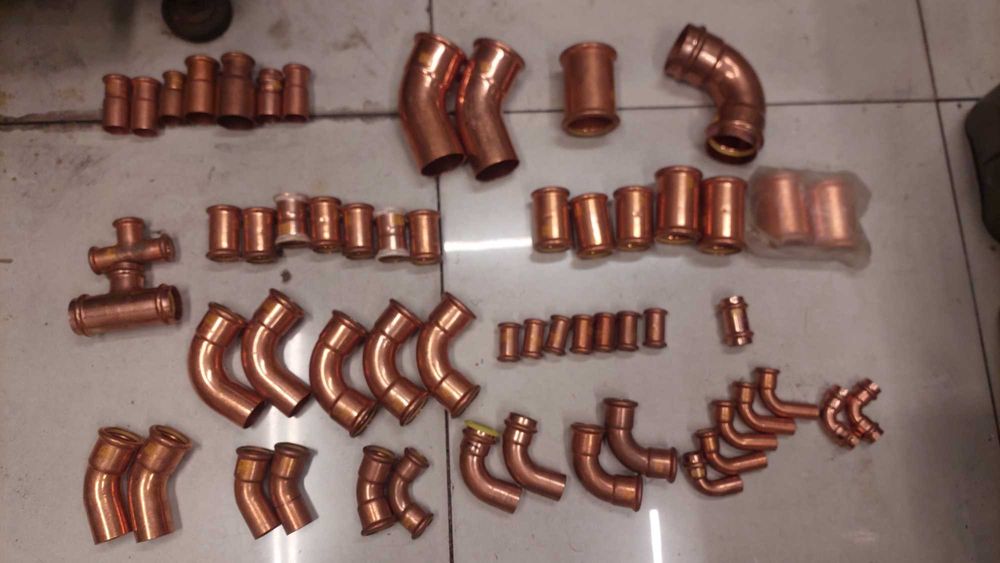 Kształtki miedziane zaciskowe PTESS VEGA za 50 % wartości