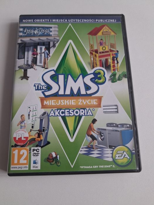 The Sims 3 Miejskie Życie PC pl stan BDB