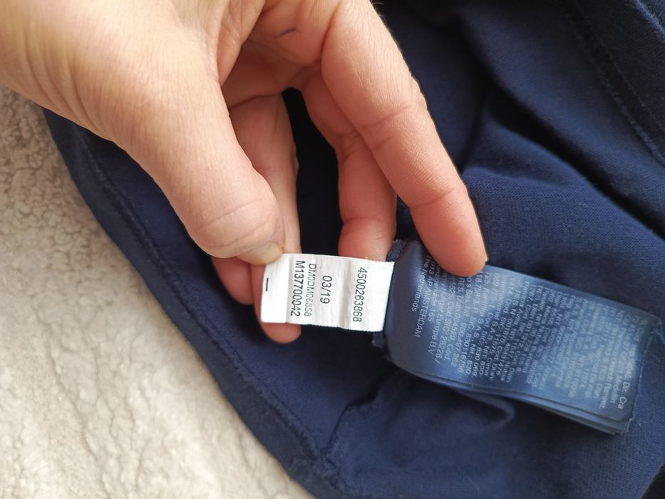 Tommy Jeans oryginalna bluza regular fit rozm.M granatowa