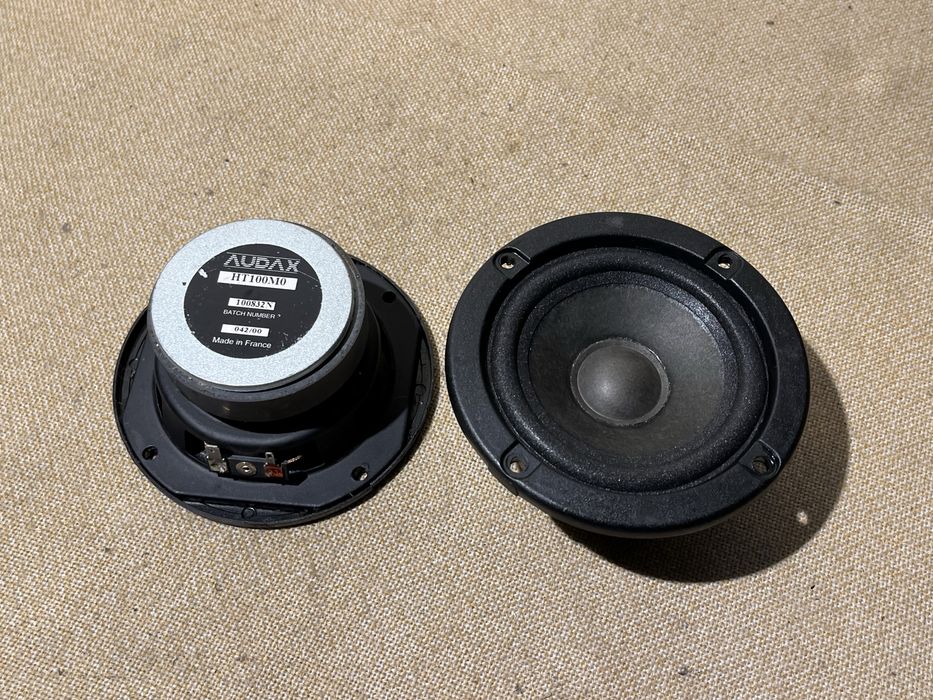 Высококачественные французские 100мм динамики AUDAX HT100M0
