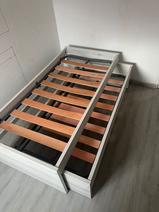 Cama Compacta 90x190 estilo Conforama Mood – com 2 gavetões
